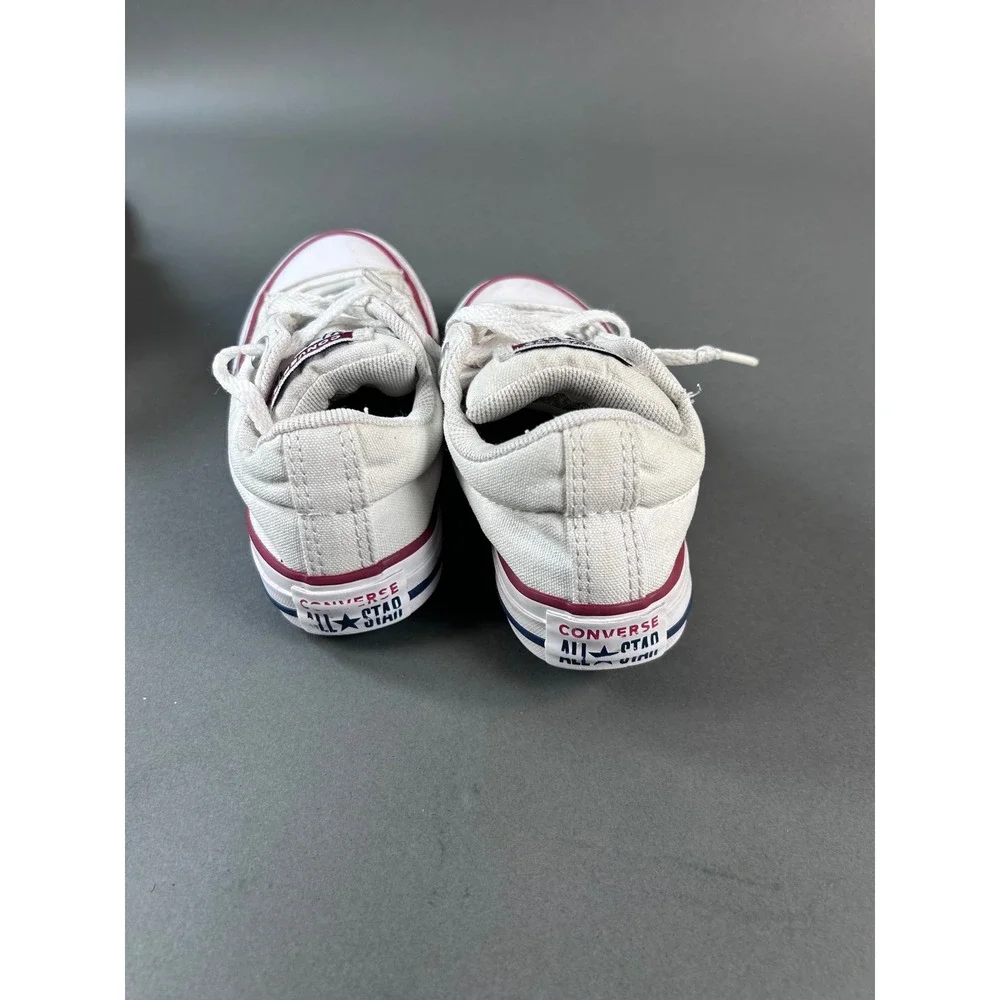 Jordan 1 Mid Taxi and Converse Chuck Taylor All‎ Star Youth sz 12 Sneaker Bundle